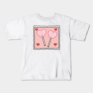 Lollipops for Valentine's Kids T-Shirt